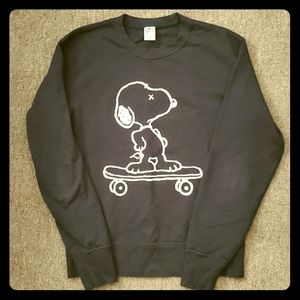 Kaws x Uniqlo Skateboard Snoopy Sweatshirt Size XS